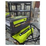 Ryobi 40v 6 ah battery and charger