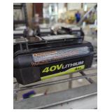 Ryobi 40v 4 ah battery and charger