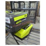 Ryobi 40v 6 ah battery and charger