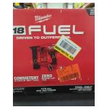 Milwaukee M18 18 gauge 1/4" narrow crown stapler