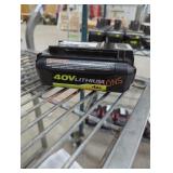 Ryobi 40v 4 ah battery and charger