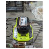 Ryobi 18v 4 ah battery and charger