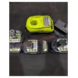 Ryobi 18V lithium starter kit