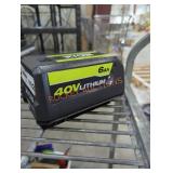 Ryobi 40v 6 ah battery