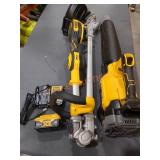 DeWalt 20v Folding String Trimmer & Axial Blower