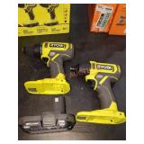 RYOBI 1/2" Drill/Driver & 1/4" Impact Driver