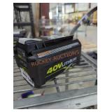 Ryobi 40v 6 ah battery and charger