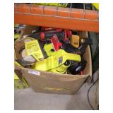 Large Box Lot of Misc. Tools and Accessories