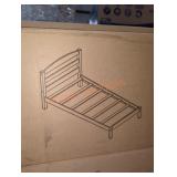 White Wood Twin Bed Frame