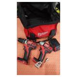 Milwaukee Drill and Impact Driver and battery