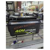 Ryobi 40v 6 ah battery and charger