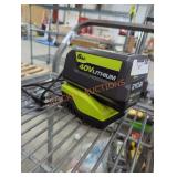 Ryobi 40v 6 ah battery and charger