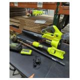 Ryobi 40v blower and string trimmer kit