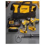 DeWalt 20v 2 Tool Combo Kit Missing Battery