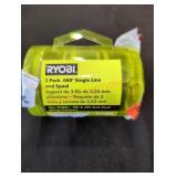 Ryobi 3 Pack .080" Single Line + Spool