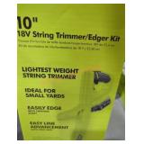 Ryobi 18v 10" string trimmer/ edger kit