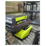 Ryobi 40v 6 ah battery and charger