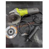 Ryobi 5.5amp 4-1/2" barrel grip angle grinder