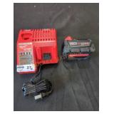 Milwaukee M12/M18 Charger + M18 XC5.0 Battery