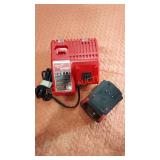 Milwaukee M12-M18 Charger, M18 Battery