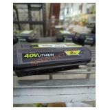 Ryobi 40v 2 ah battery