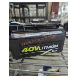 Ryobi 40v 6 ah battery and charger