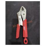 Milwaukee 10" curved jaw locking pliers w/ grip