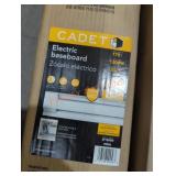 Electric baseboard 72" white