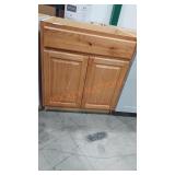 2 Door Wood Cabinet w/ Drawer