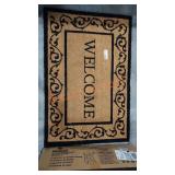 Rubber Back Welcome Door Mat 36"x 24"