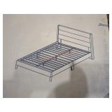 Upholstered Triple Lined Platform Bed