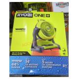 Ryobi 18V 7.5" Bucket Top Misting Fan