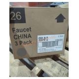 Glacier Bay wall mount faucet box of 3