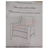 Park meadows chair white with bare cushion