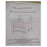 Park meadows chair white with bare cushion