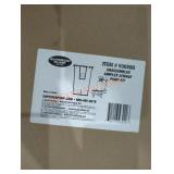 Unassembled simplex sewage pump