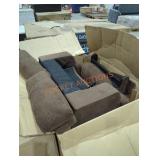 Large brown recliner