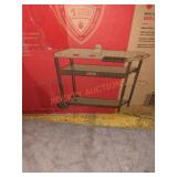 Nexgrill Stainless Steel and Black Grill Cart