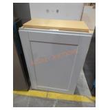 21" x 13" x 30" gray wall cabinet