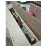 Wooden bench hanging swing