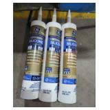 3 tubes of advanced silicone windows, door
