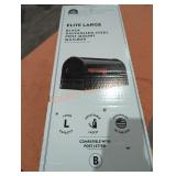 Architectural mail boxes elite large black