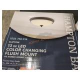 Hampton Bay 13"LED Color Changing Flush Mount