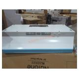 Nutone 30" range white hood