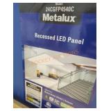Metalux recessed led panel 2