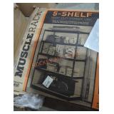 Muscle rack 5 shelf 48" wide heavy duty storage