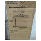 Stylewell 8ft square offset umbrella