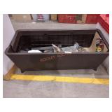 Vigoro Elevated Garden Bed & Bag of river pebbles