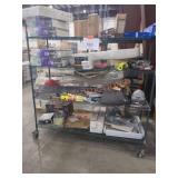 Rack Lot of Miscellaneous Items