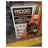RIDGID 1 hp.  Smart Dual Suction Sump Pump
